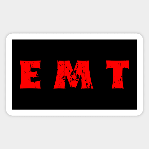 EMT T-SHIRT Magnet by Cult Classics